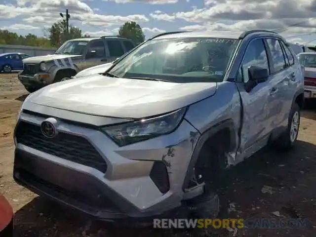 2 Photograph of a damaged car 2T3H1RFV0KW013675 TOYOTA RAV4 LE 2019