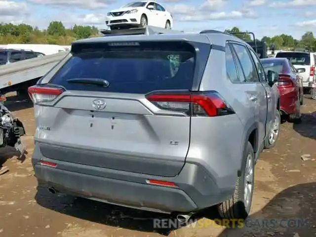 4 Photograph of a damaged car 2T3H1RFV0KW013675 TOYOTA RAV4 LE 2019