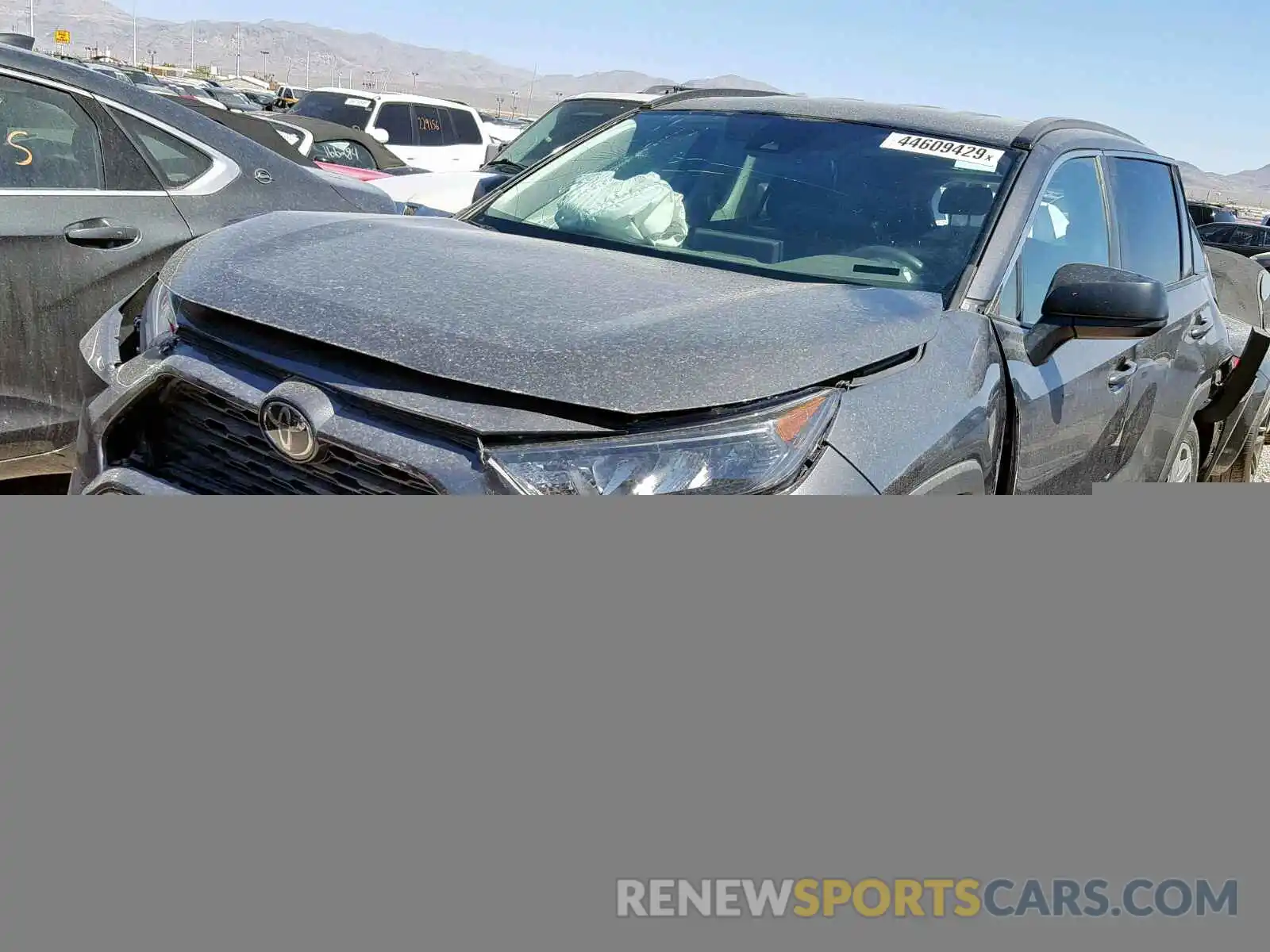 2 Photograph of a damaged car 2T3H1RFV0KW014681 TOYOTA RAV4 LE 2019