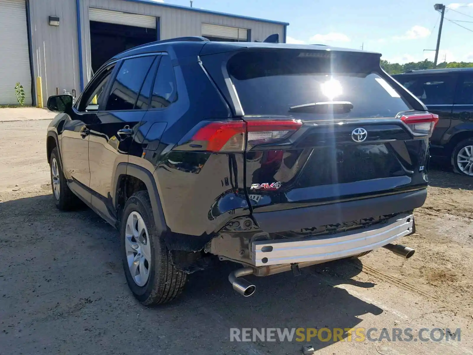 3 Photograph of a damaged car 2T3H1RFV0KW019606 TOYOTA RAV4 LE 2019