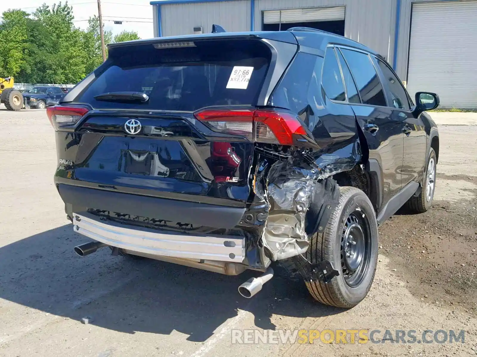 4 Photograph of a damaged car 2T3H1RFV0KW019606 TOYOTA RAV4 LE 2019