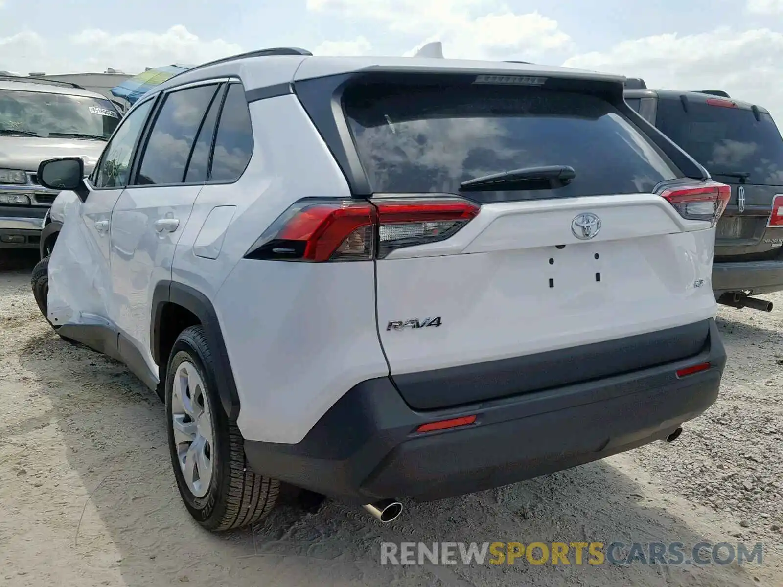 3 Photograph of a damaged car 2T3H1RFV1KC010365 TOYOTA RAV4 LE 2019