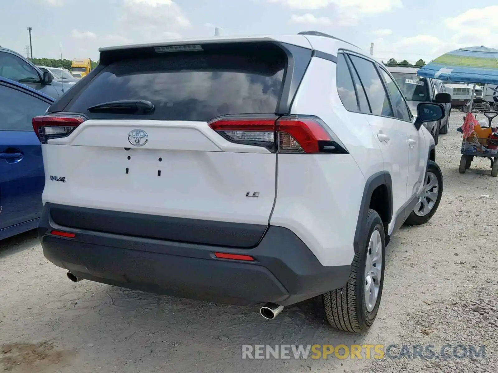 4 Photograph of a damaged car 2T3H1RFV1KC010365 TOYOTA RAV4 LE 2019