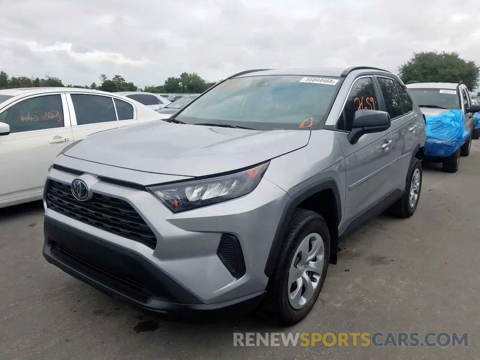 2 Фотография поврежденного автомобиля 2T3H1RFV1KW041257 TOYOTA RAV4 LE 2019