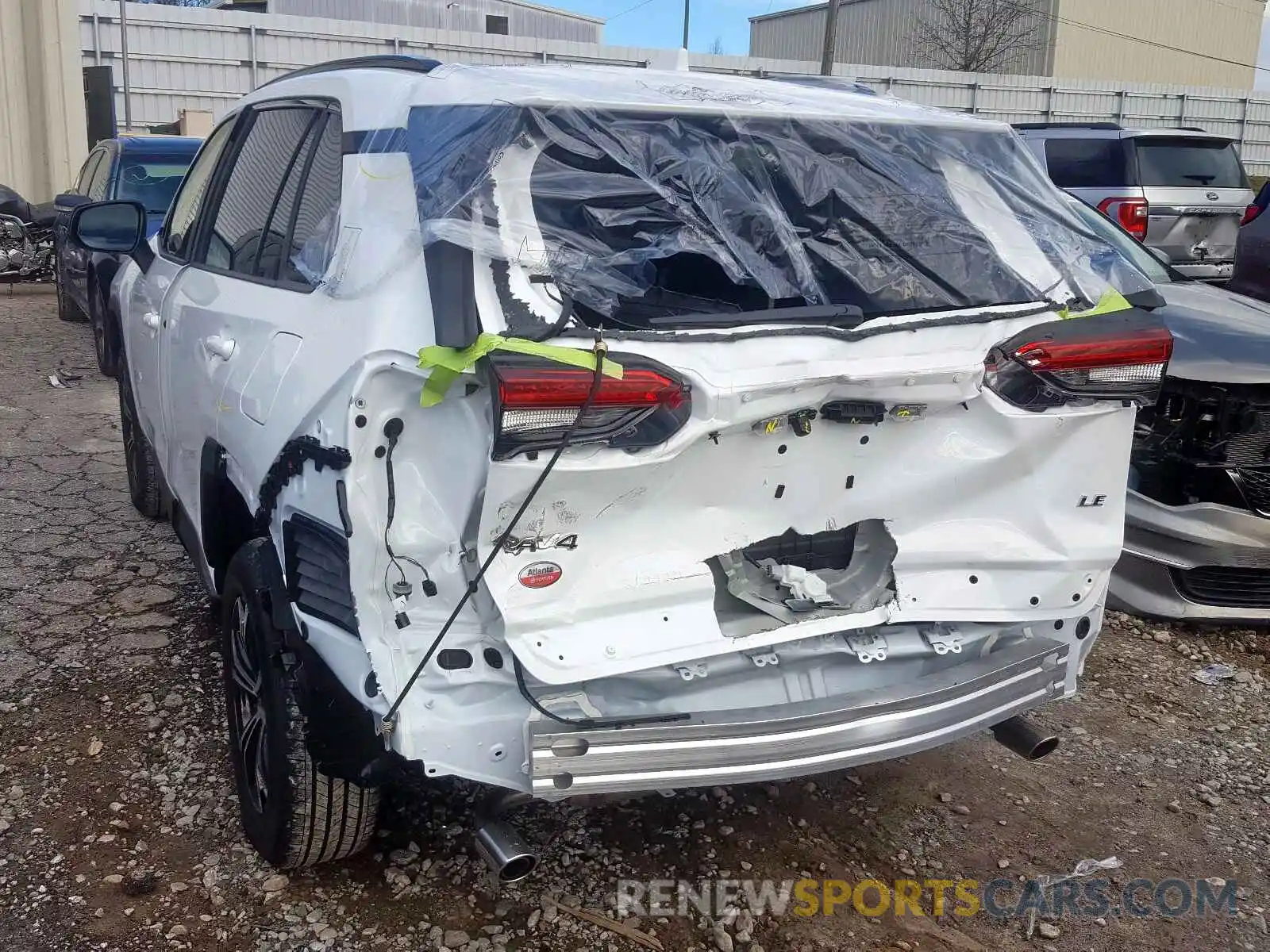 3 Photograph of a damaged car 2T3H1RFV1KW056454 TOYOTA RAV4 LE 2019