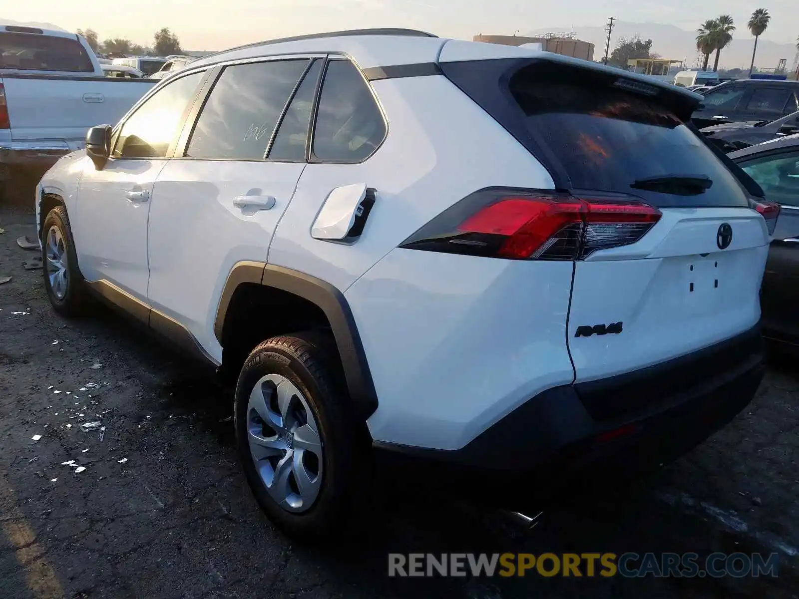 3 Photograph of a damaged car 2T3H1RFV2KC019057 TOYOTA RAV4 LE 2019