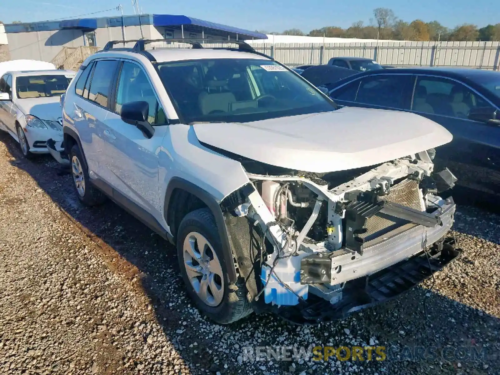 1 Photograph of a damaged car 2T3H1RFV2KW001141 TOYOTA RAV4 LE 2019