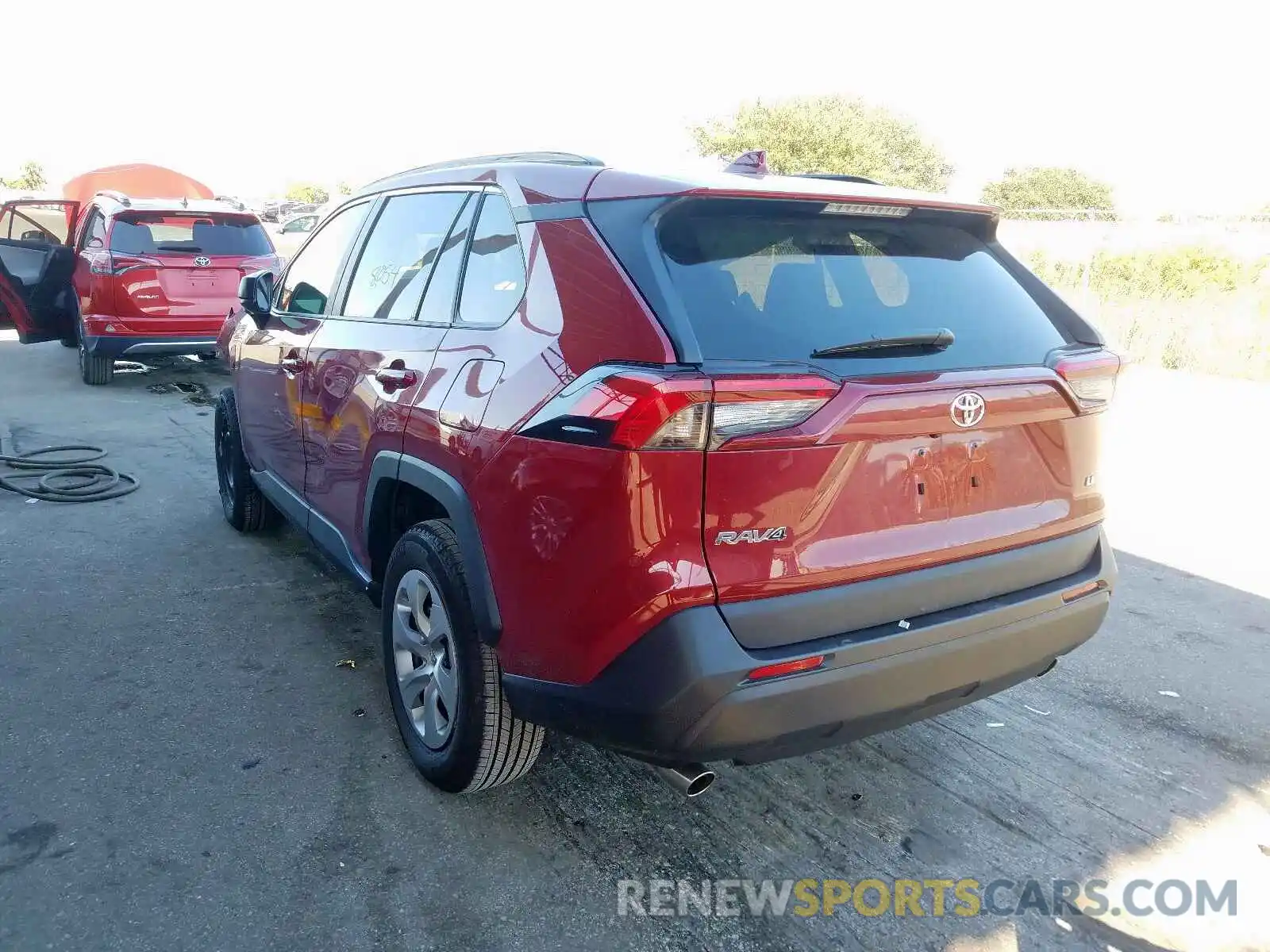 3 Photograph of a damaged car 2T3H1RFV2KW040148 TOYOTA RAV4 LE 2019