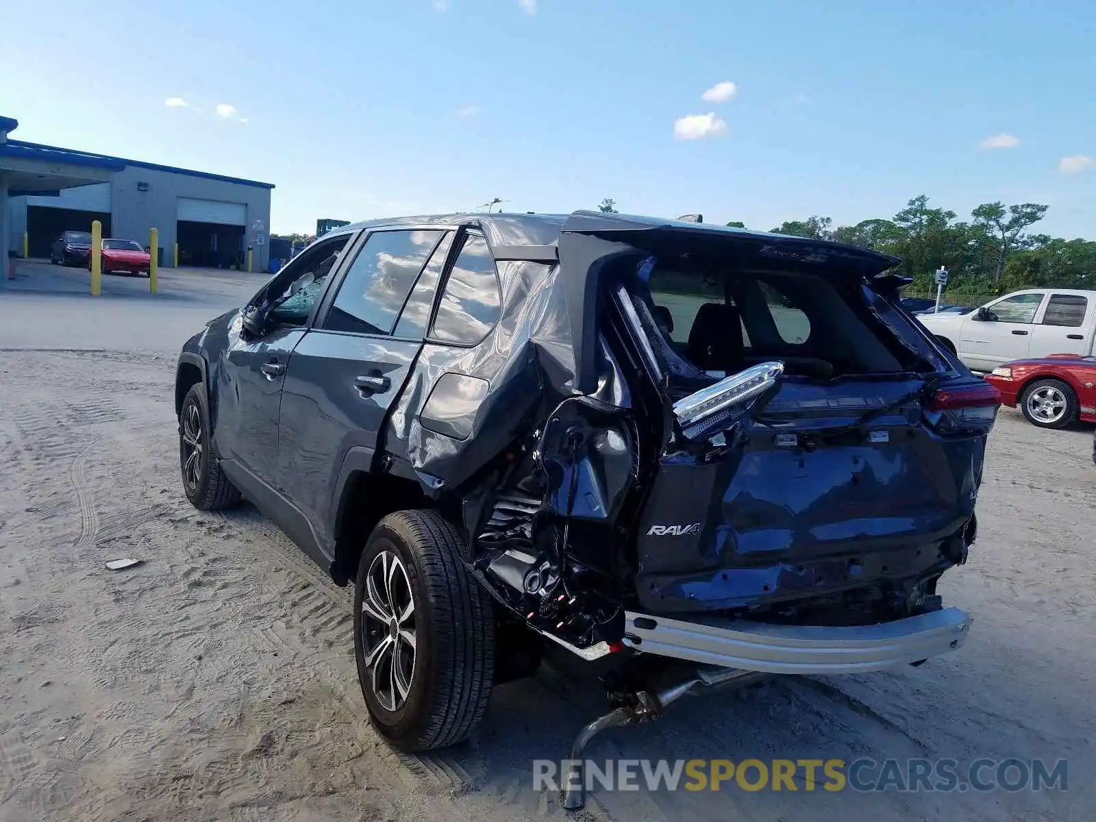 3 Photograph of a damaged car 2T3H1RFV4KC001062 TOYOTA RAV4 LE 2019