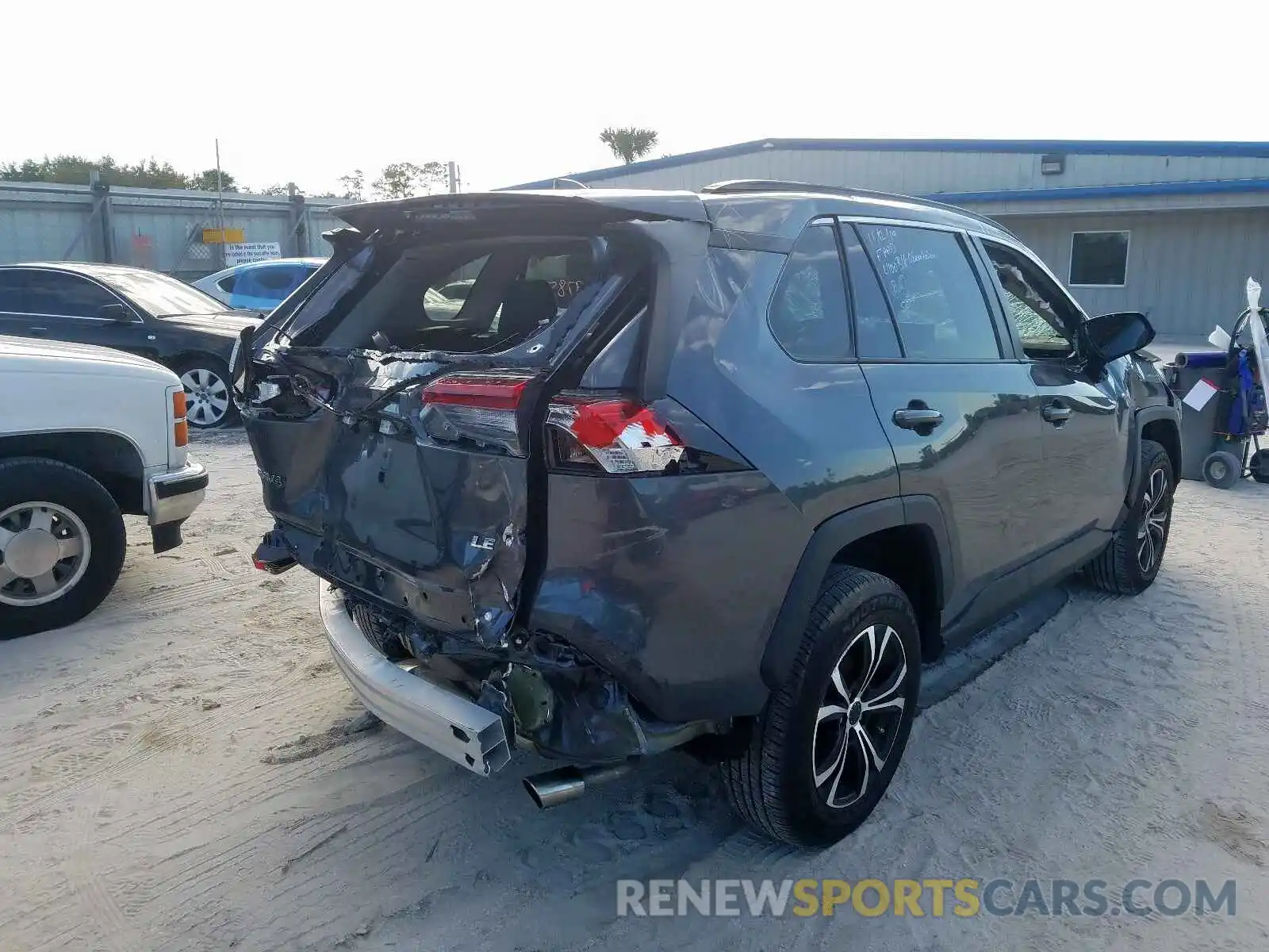 4 Photograph of a damaged car 2T3H1RFV4KC001062 TOYOTA RAV4 LE 2019