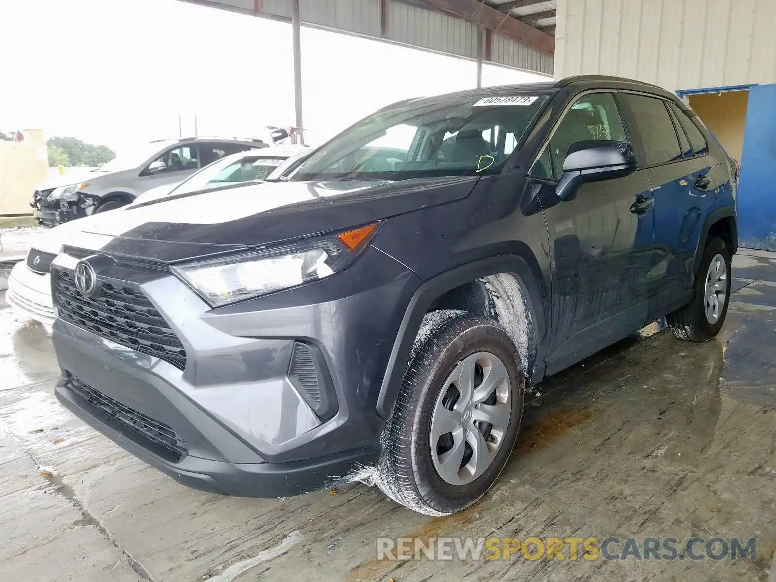 2 Photograph of a damaged car 2T3H1RFV5KW044498 TOYOTA RAV4 LE 2019