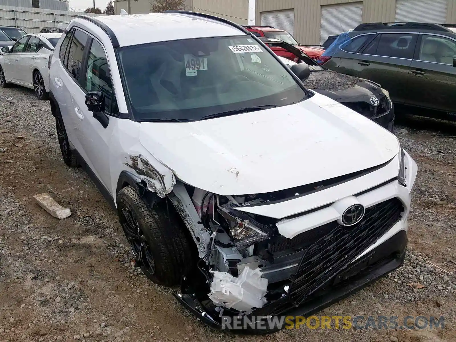 1 Photograph of a damaged car 2T3H1RFV6KC009535 TOYOTA RAV4 LE 2019