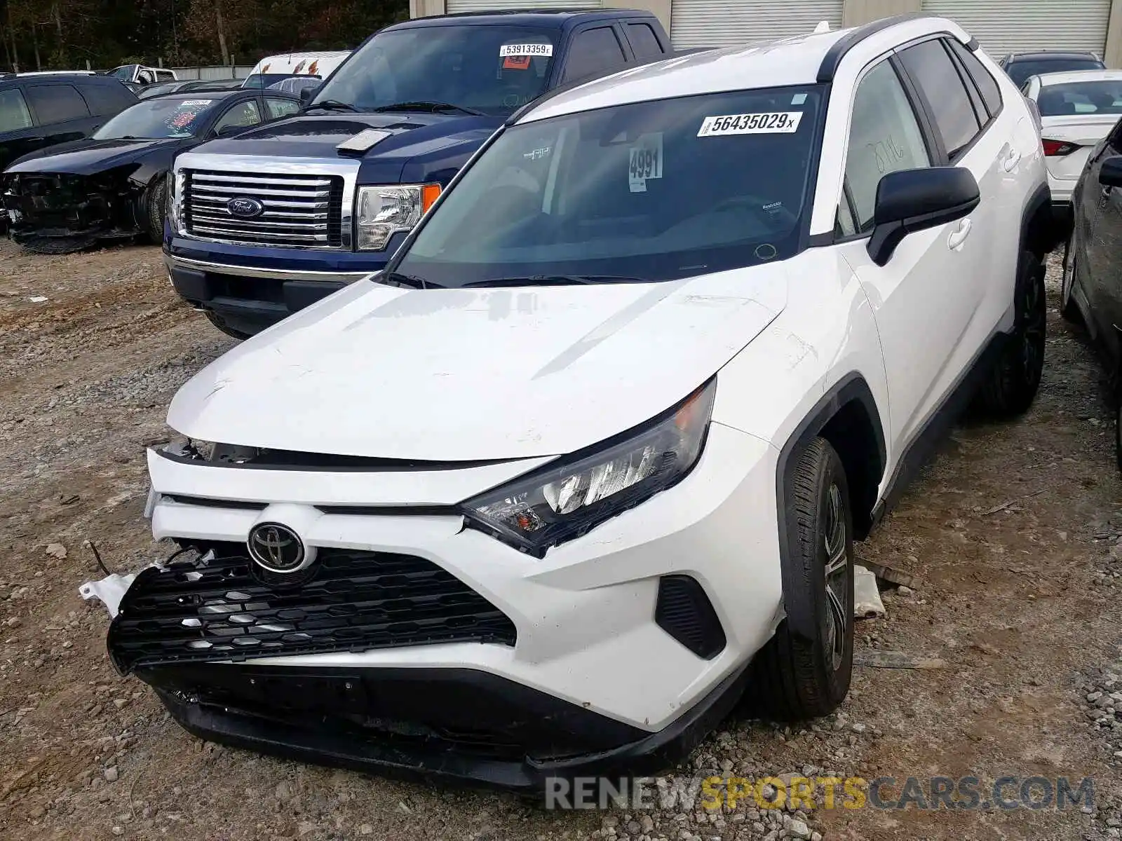 2 Photograph of a damaged car 2T3H1RFV6KC009535 TOYOTA RAV4 LE 2019