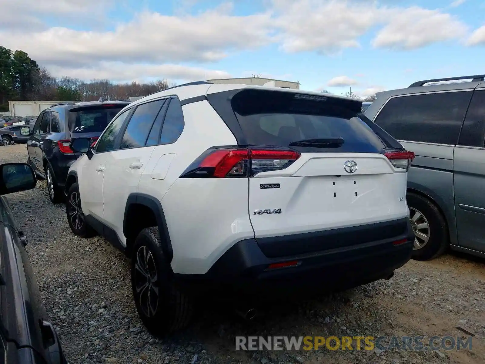 3 Photograph of a damaged car 2T3H1RFV6KC009535 TOYOTA RAV4 LE 2019