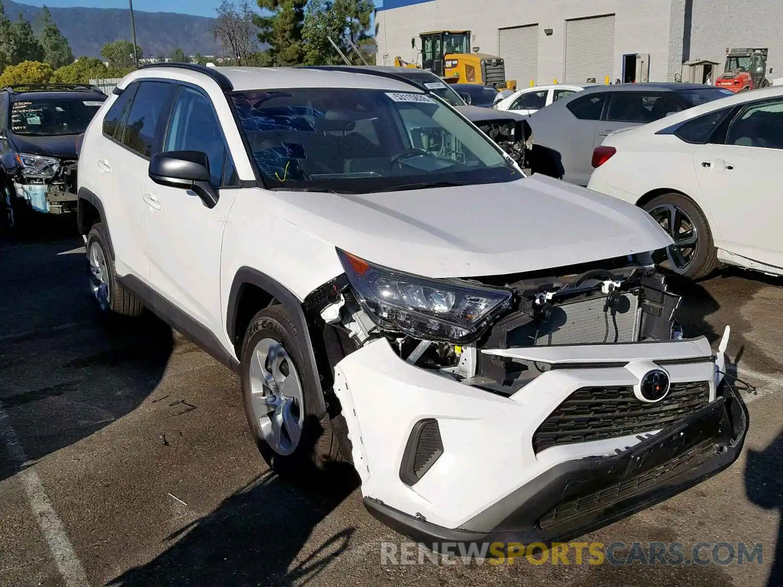 1 Photograph of a damaged car 2T3H1RFV6KC013066 TOYOTA RAV4 LE 2019