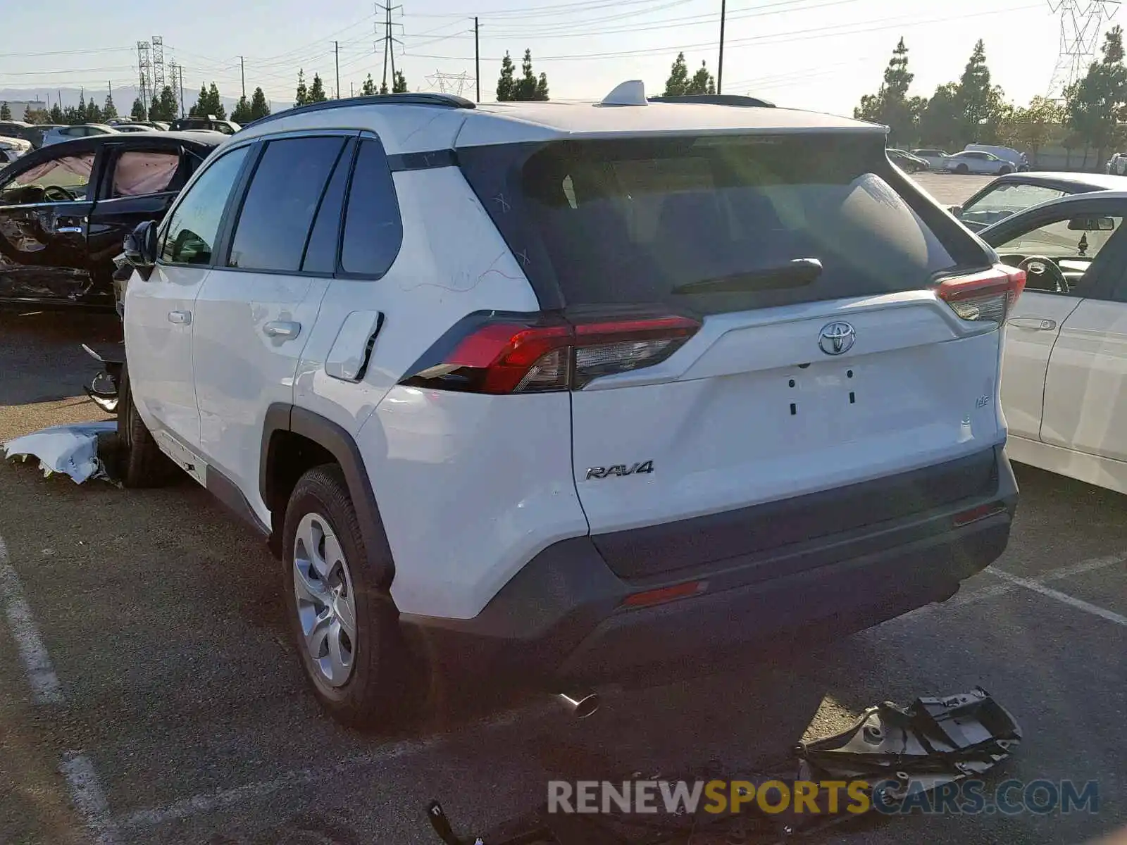 3 Photograph of a damaged car 2T3H1RFV6KC013066 TOYOTA RAV4 LE 2019