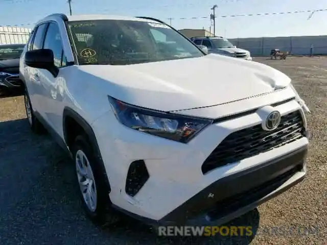 1 Photograph of a damaged car 2T3H1RFV6KW003927 TOYOTA RAV4 LE 2019