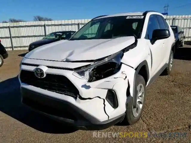 2 Photograph of a damaged car 2T3H1RFV6KW003927 TOYOTA RAV4 LE 2019