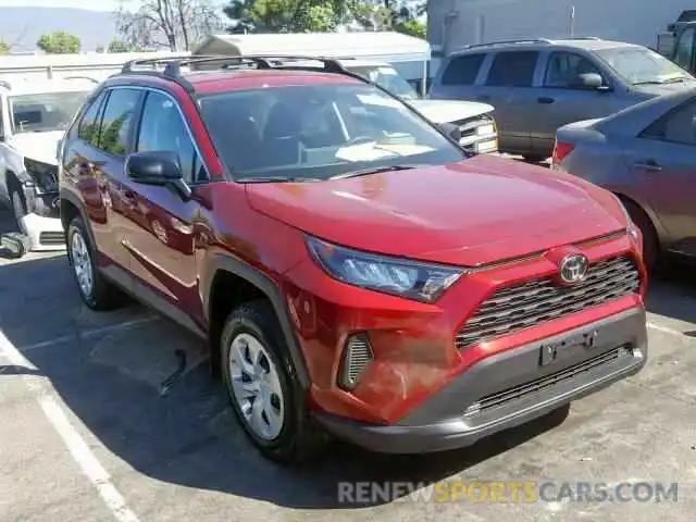 1 Photograph of a damaged car 2T3H1RFV7KC017756 TOYOTA RAV4 LE 2019