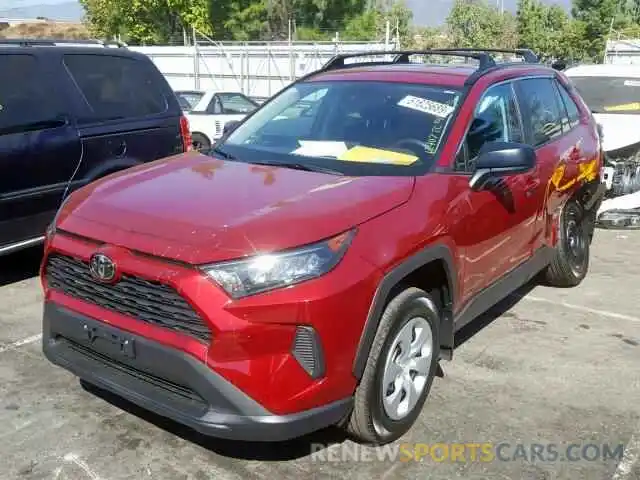 2 Фотография поврежденного автомобиля 2T3H1RFV7KC017756 TOYOTA RAV4 LE 2019