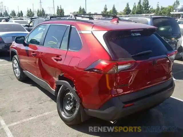 3 Photograph of a damaged car 2T3H1RFV7KC017756 TOYOTA RAV4 LE 2019