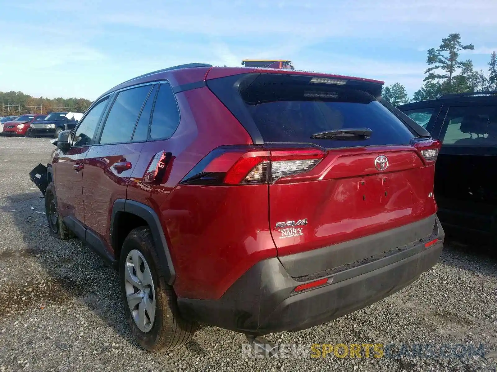 3 Photograph of a damaged car 2T3H1RFV8KW022186 TOYOTA RAV4 LE 2019