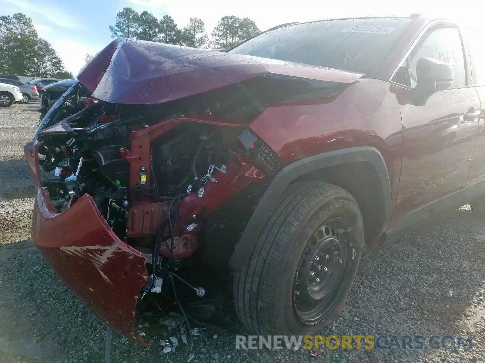 9 Photograph of a damaged car 2T3H1RFV8KW022186 TOYOTA RAV4 LE 2019