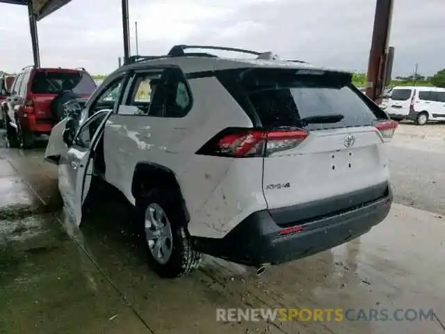 3 Photograph of a damaged car 2T3H1RFV8KW039702 TOYOTA RAV4 LE 2019