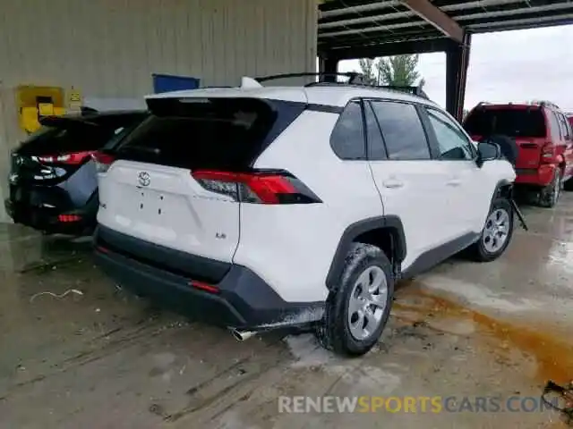 4 Photograph of a damaged car 2T3H1RFV8KW039702 TOYOTA RAV4 LE 2019