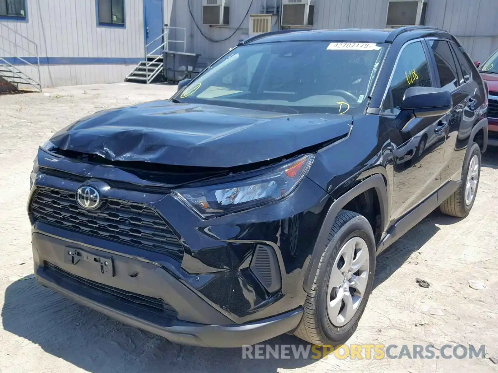 2 Photograph of a damaged car 2T3H1RFV9KW003713 TOYOTA RAV4 LE 2019