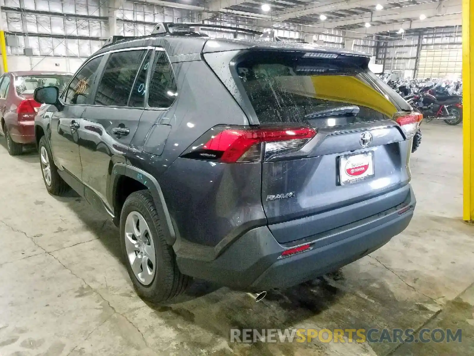 3 Photograph of a damaged car 2T3H1RFVXKC014642 TOYOTA RAV4 LE 2019