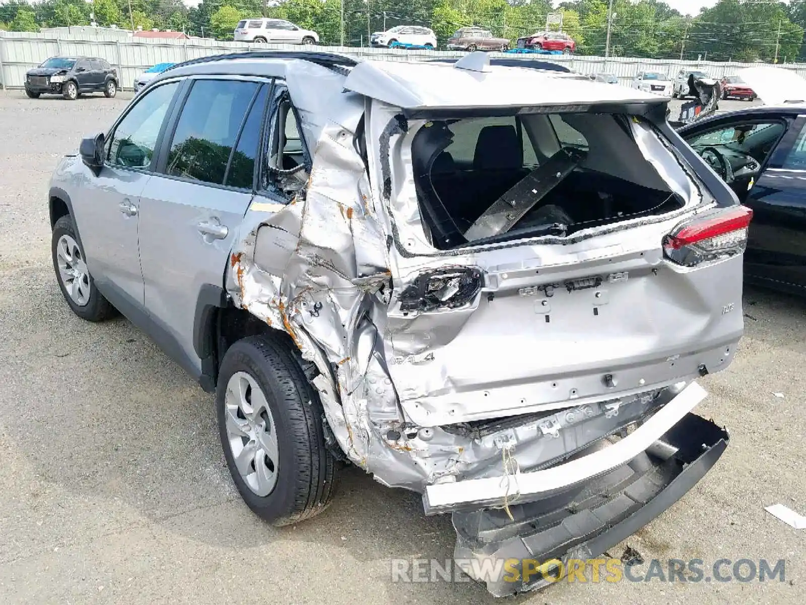 3 Photograph of a damaged car 2T3H1RFVXKW004000 TOYOTA RAV4 LE 2019