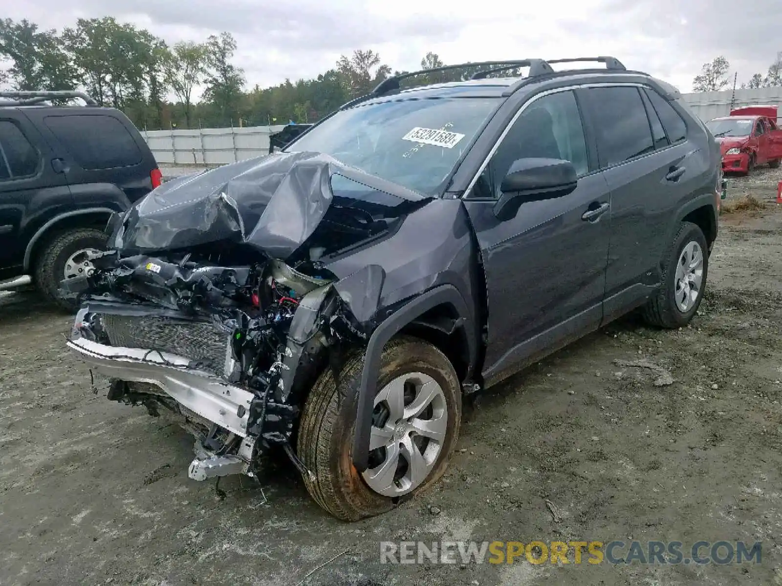 2 Фотография поврежденного автомобиля 2T3H1RFVXKW009293 TOYOTA RAV4 LE 2019