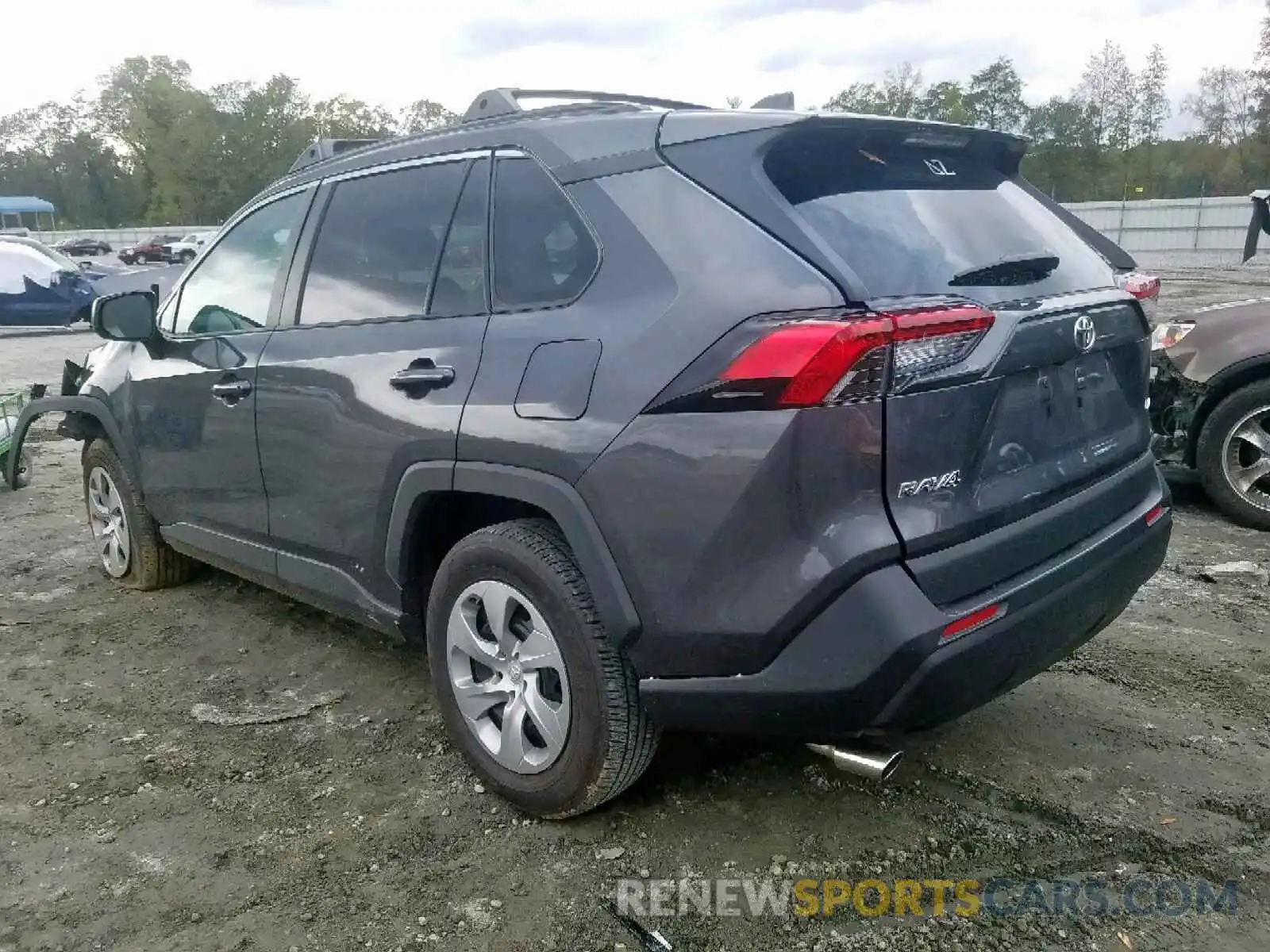 3 Фотография поврежденного автомобиля 2T3H1RFVXKW009293 TOYOTA RAV4 LE 2019