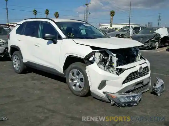 1 Photograph of a damaged car 2T3H1RFVXKW013845 TOYOTA RAV4 LE 2019