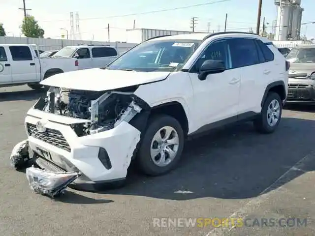 2 Photograph of a damaged car 2T3H1RFVXKW013845 TOYOTA RAV4 LE 2019