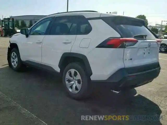 3 Photograph of a damaged car 2T3H1RFVXKW013845 TOYOTA RAV4 LE 2019