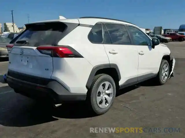 4 Photograph of a damaged car 2T3H1RFVXKW013845 TOYOTA RAV4 LE 2019