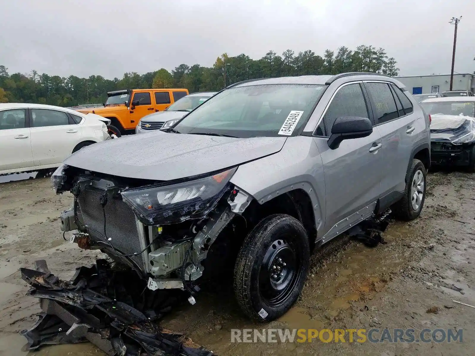 2 Photograph of a damaged car 2T3H1RFVXKW020066 TOYOTA RAV4 LE 2019