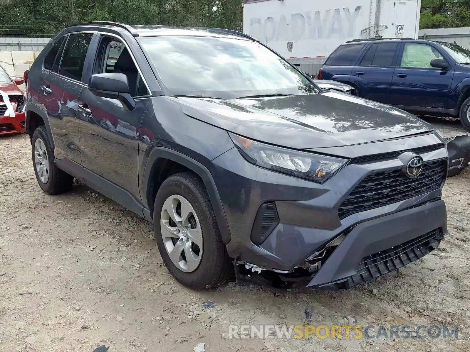 1 Photograph of a damaged car 2T3H1RFVXKW033299 TOYOTA RAV4 LE 2019