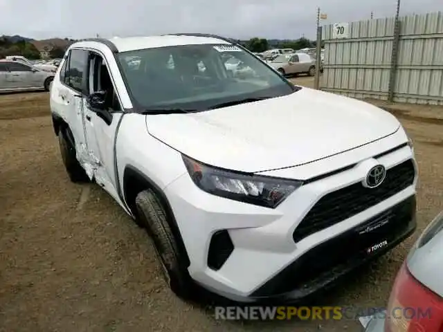 1 Photograph of a damaged car 2T3K1RFV5KW026413 TOYOTA RAV4 LE 2019