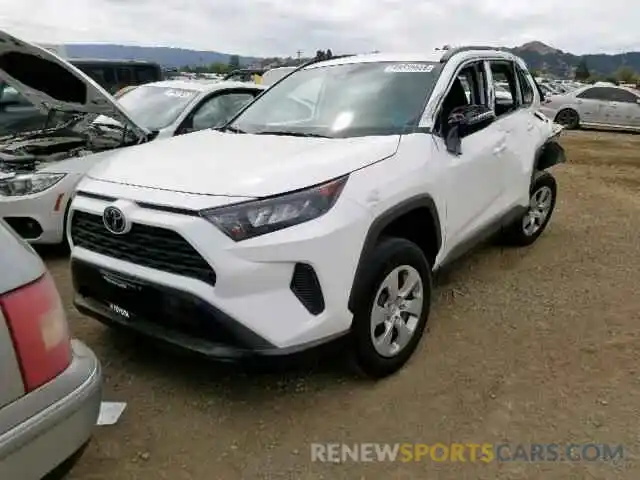 2 Photograph of a damaged car 2T3K1RFV5KW026413 TOYOTA RAV4 LE 2019