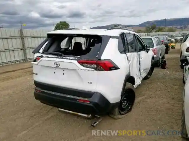 4 Photograph of a damaged car 2T3K1RFV5KW026413 TOYOTA RAV4 LE 2019