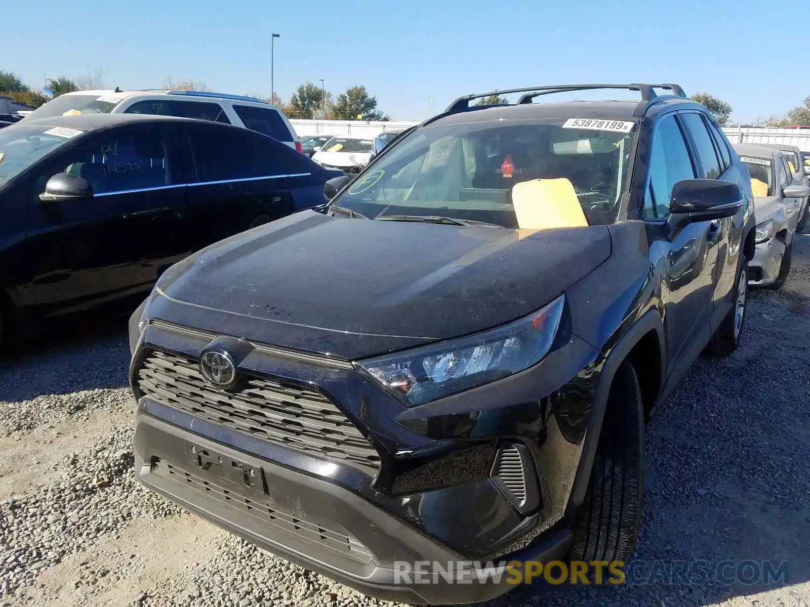 2 Photograph of a damaged car 2T3K1RFV9KC010135 TOYOTA RAV4 LE 2019