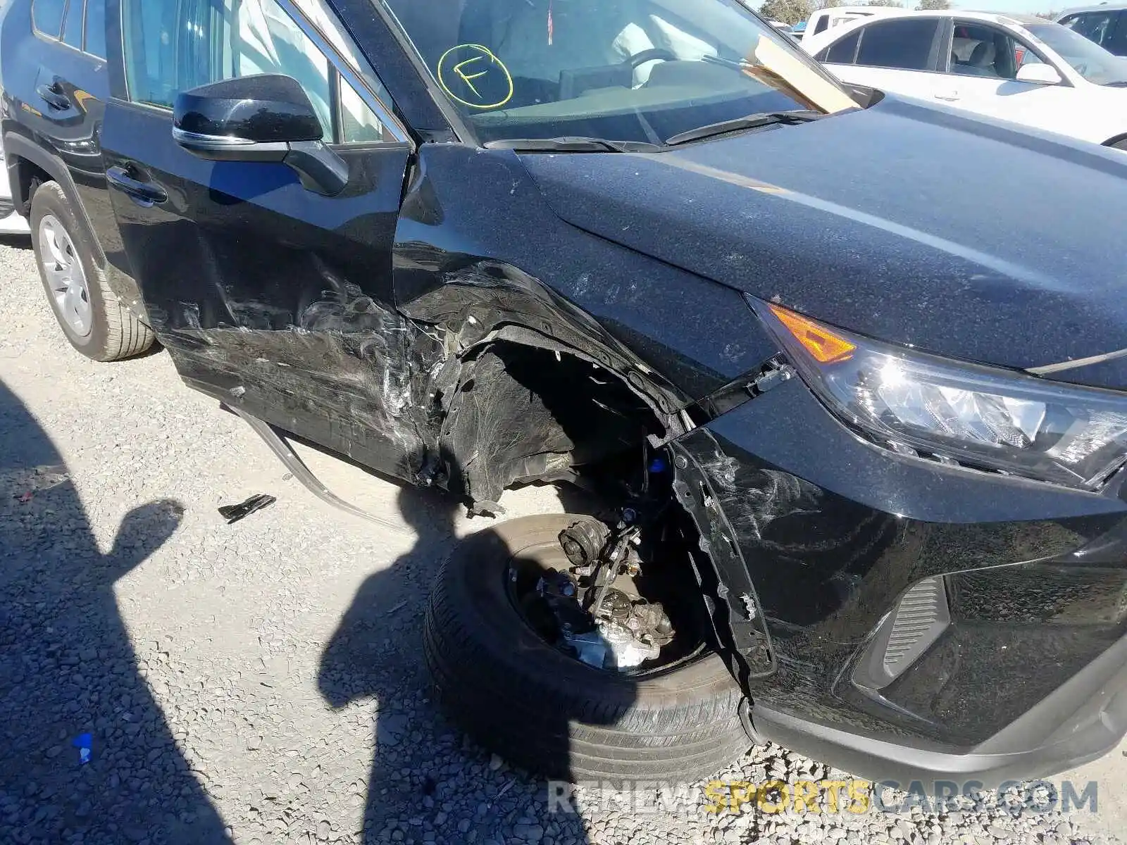 9 Photograph of a damaged car 2T3K1RFV9KC010135 TOYOTA RAV4 LE 2019