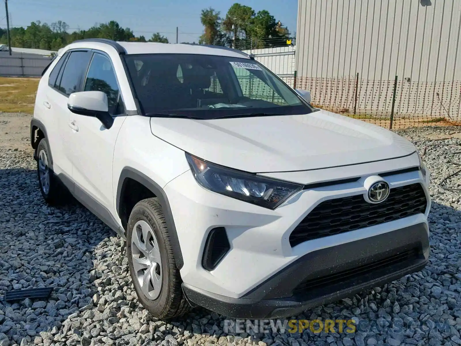 1 Photograph of a damaged car 2T3K1RFV9KW010537 TOYOTA RAV4 LE 2019