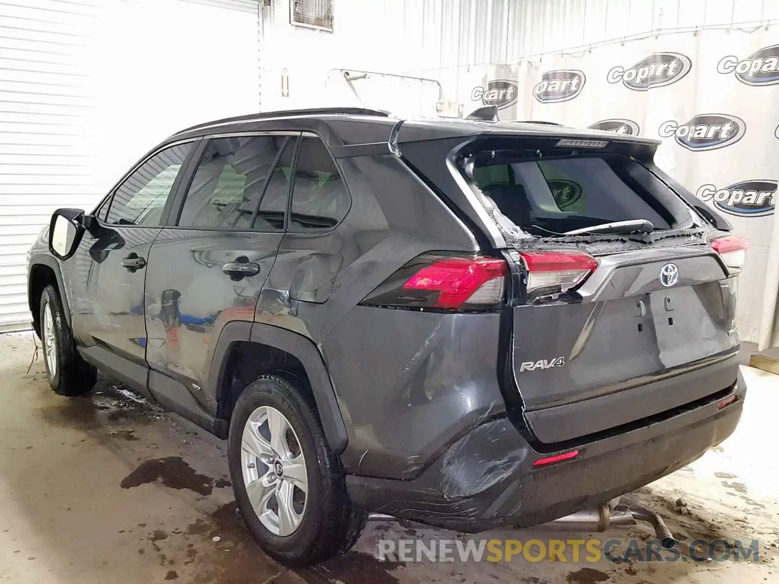 3 Photograph of a damaged car 2T3LWRFV1KW015351 TOYOTA RAV4 LE 2019