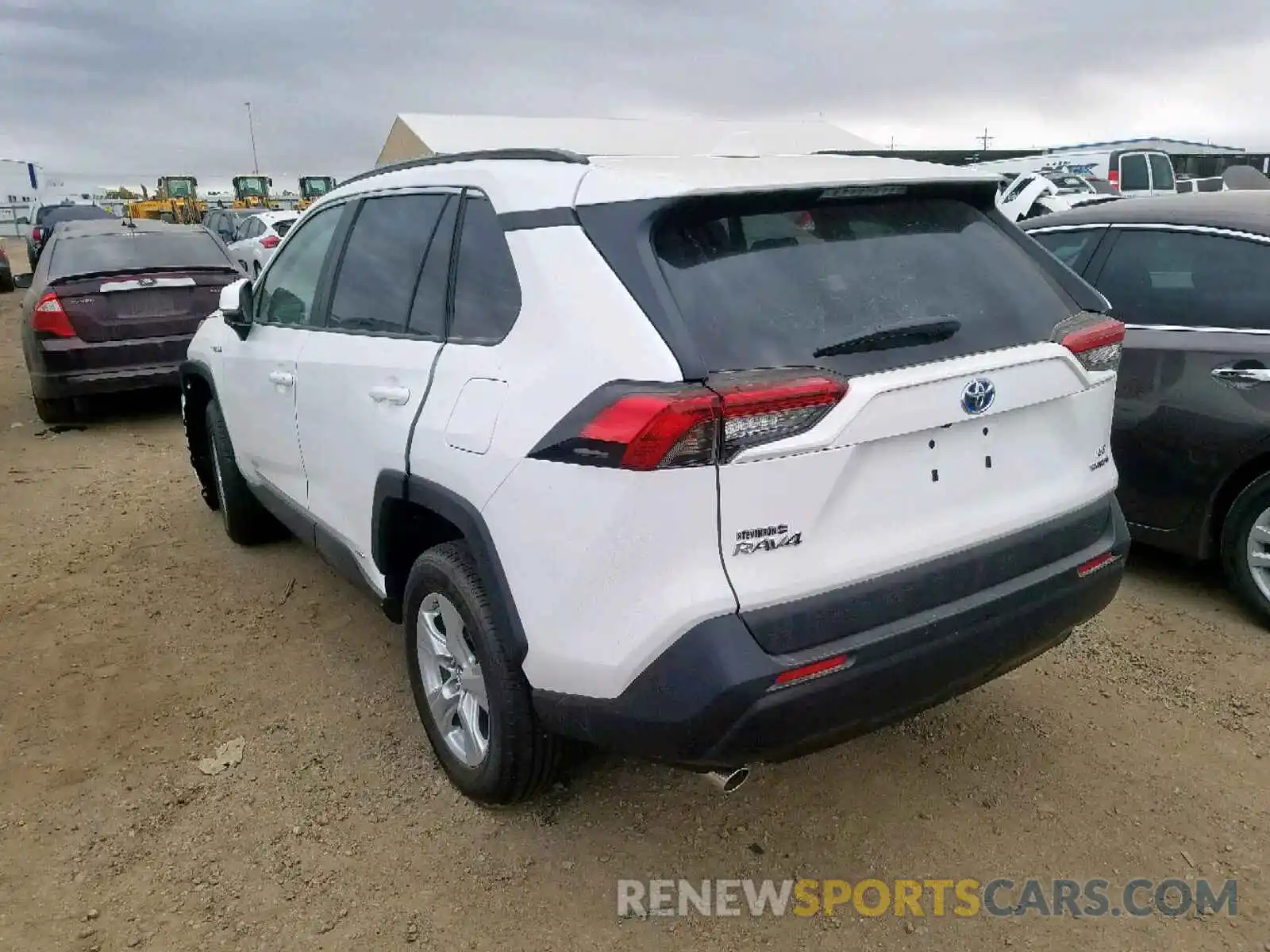 3 Photograph of a damaged car 2T3MWRFV1KW029822 TOYOTA RAV4 LE 2019