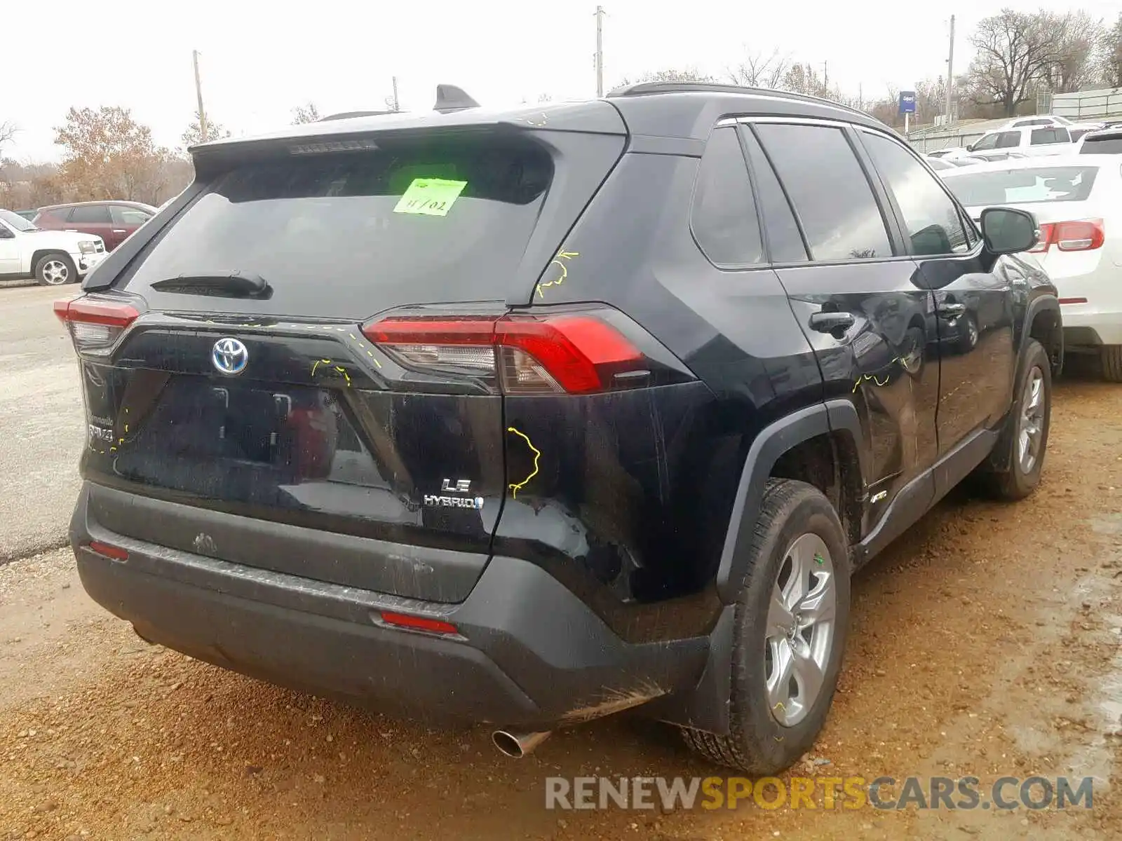 4 Photograph of a damaged car 2T3MWRFV3KW010110 TOYOTA RAV4 LE 2019