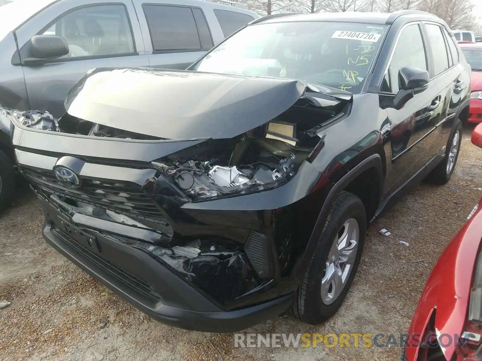 2 Photograph of a damaged car 2T3MWRFV3KW011919 TOYOTA RAV4 LE 2019